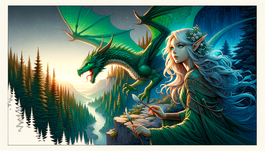 Elf Maiden Dragon Bond