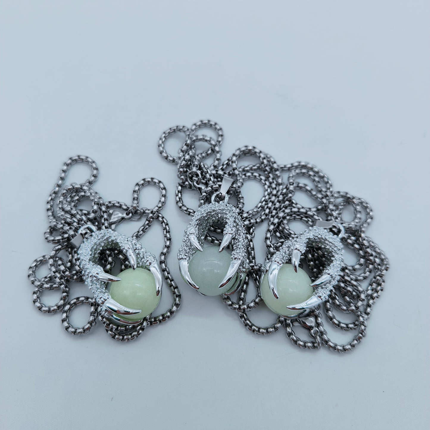 Glow in the Dark Dragon Claw Pendant and necklace