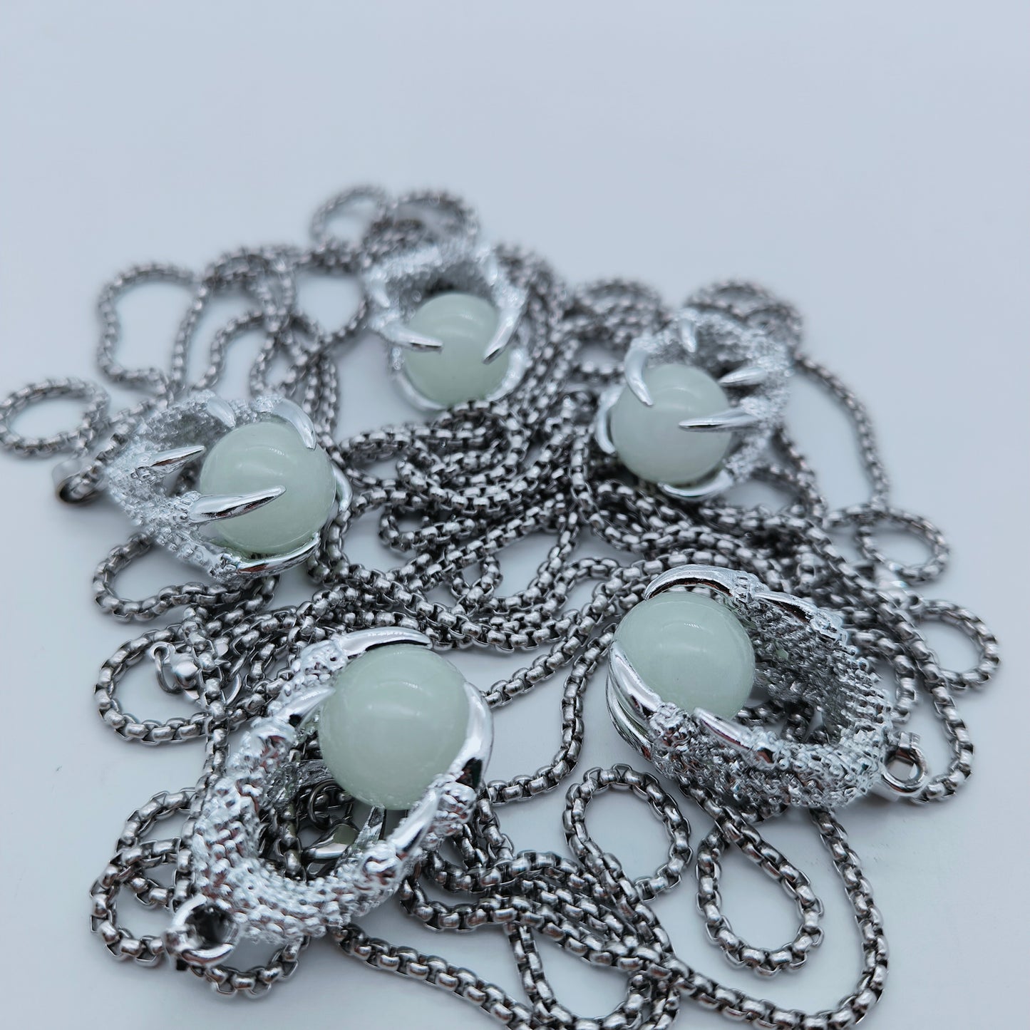Glow in the Dark Dragon Claw Pendant and necklace