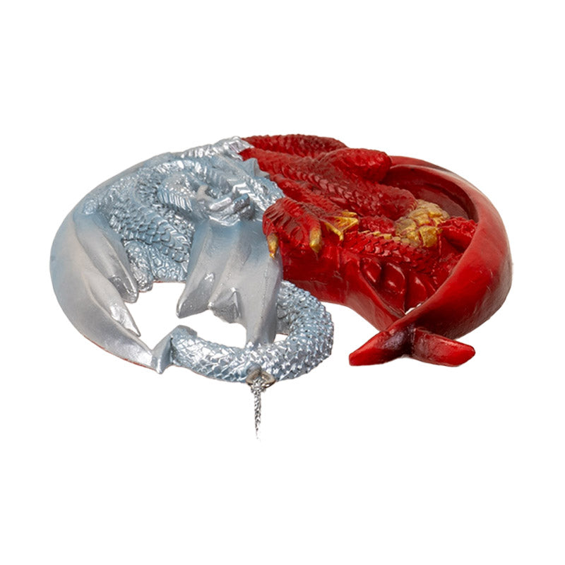 Fire and Ice Dragon Ornament by Anne Stokes