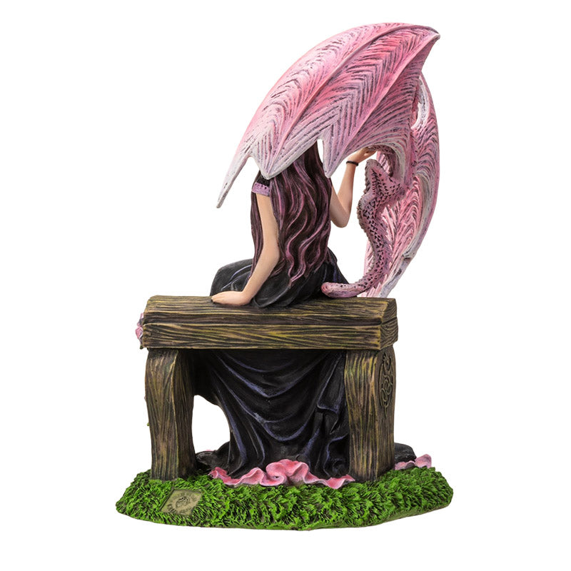 Elegant Dragon Figurine by Anne Stokes