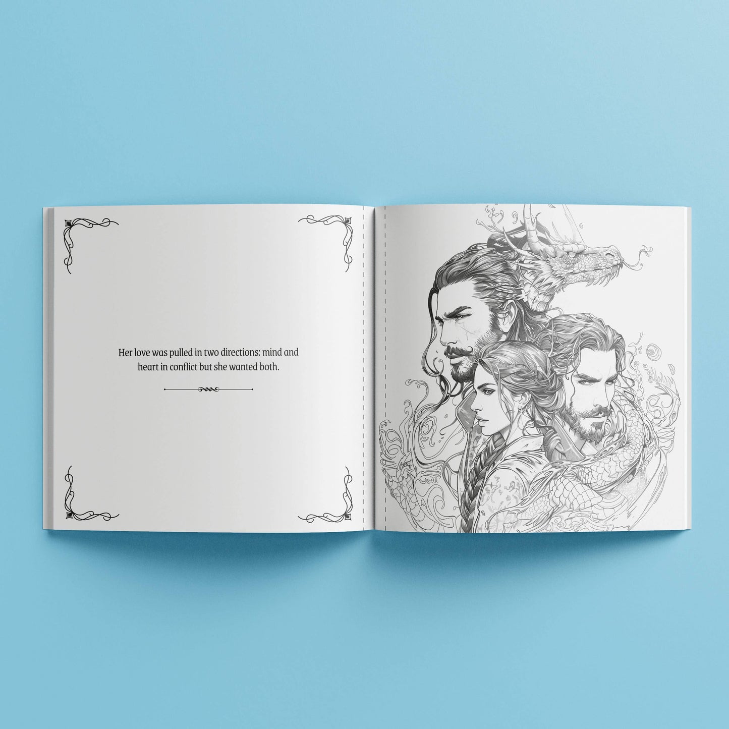 Creative Colouring Book – Queen of Dragons Fantasy Edition