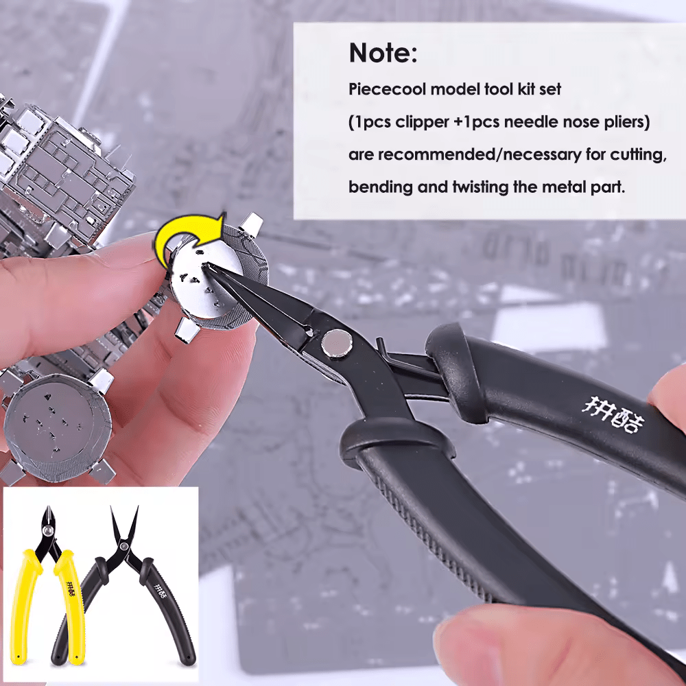 2pcs Set portable pliers for 3d Metal Puzzles
