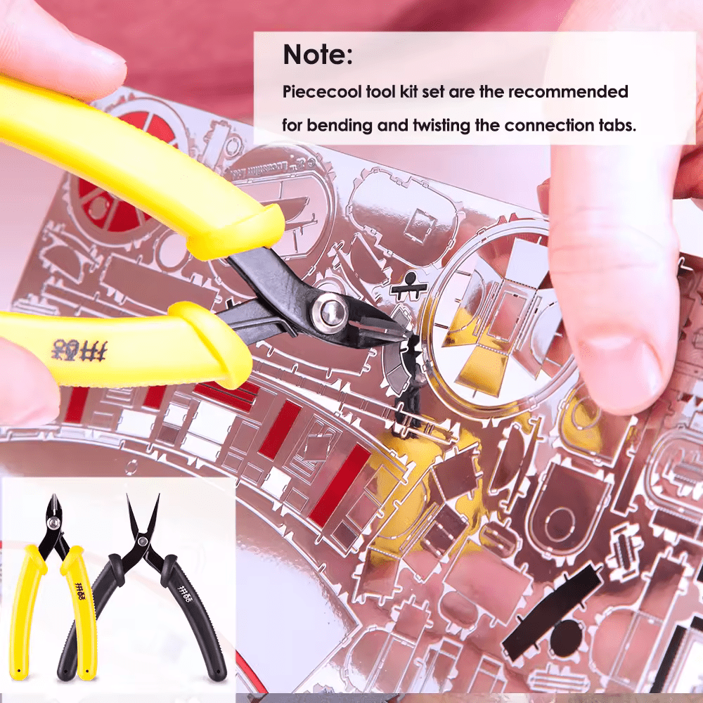 2pcs Set portable pliers for 3d Metal Puzzles