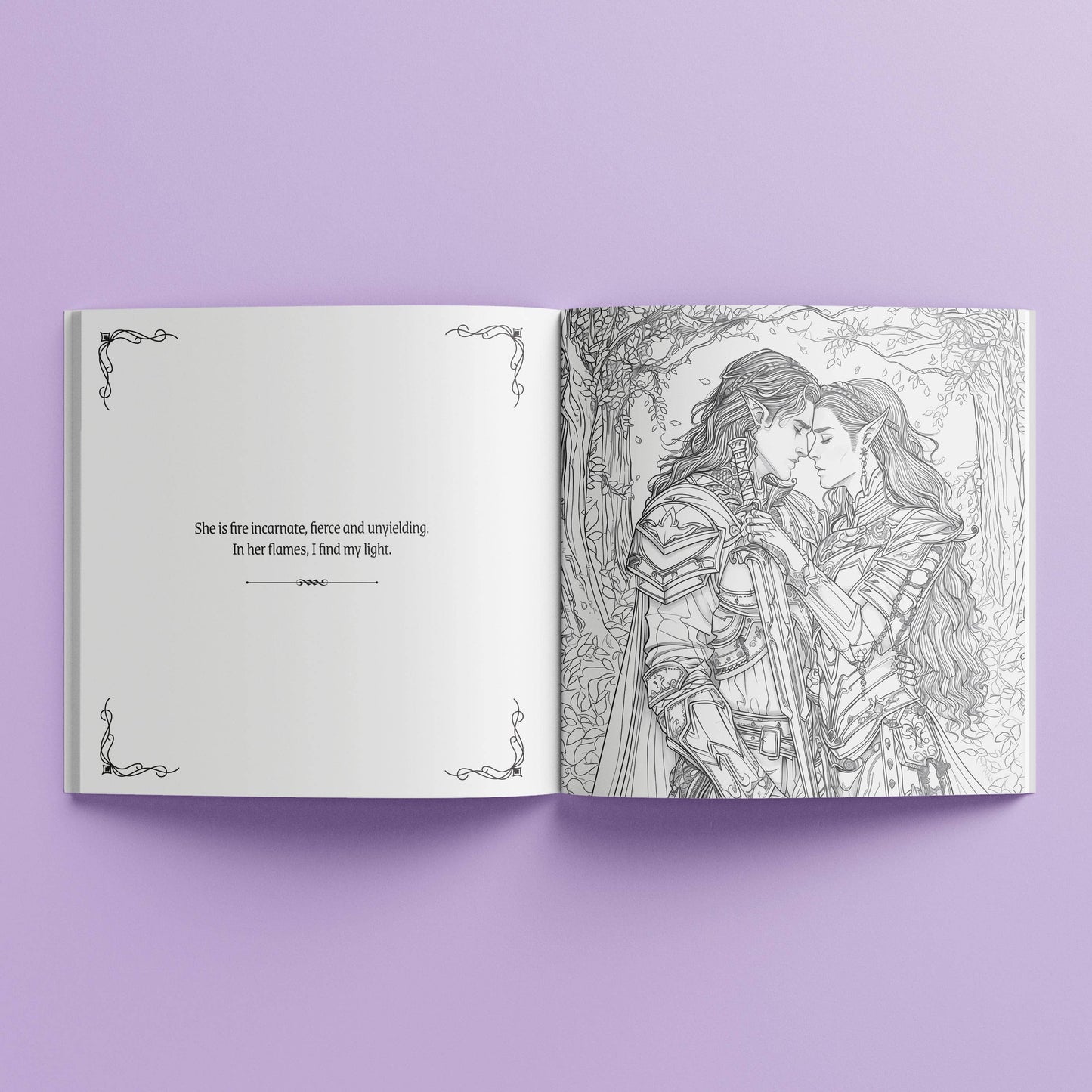 Ultimate Romantasy Colouring Kit – Carry Case with Books & Markers
