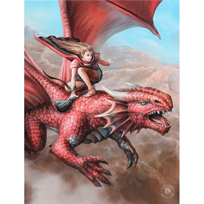 Anne Stokes Sky Surfer 40cm x 40cm 3D Lenticular Print
