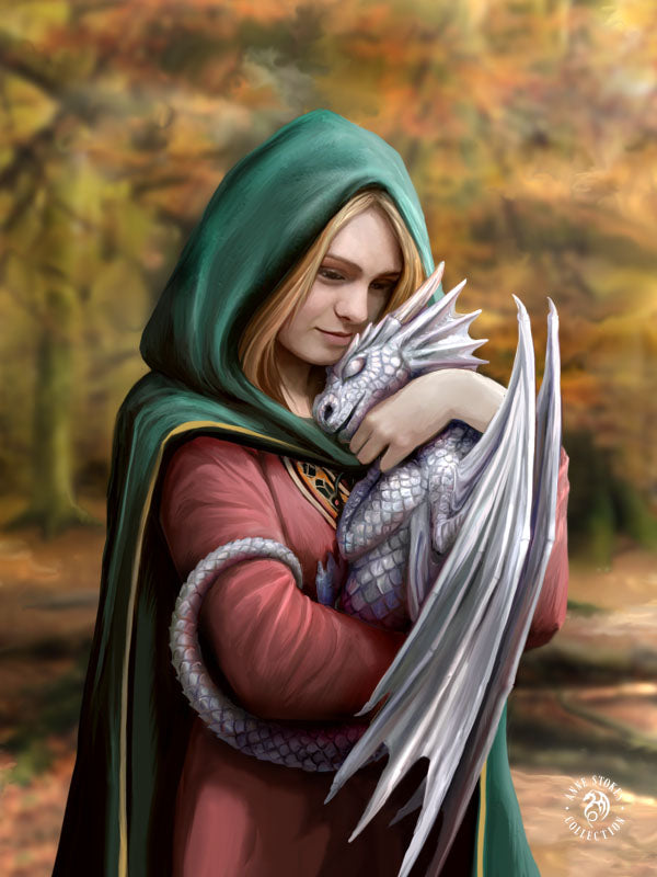 Anne Stokes Safe Haven 40cm x 30cm 3D Lenticular Print