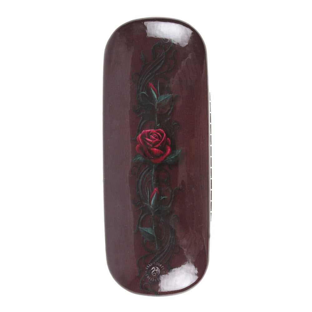 Angel Rose Glasses case by Anne Stokes