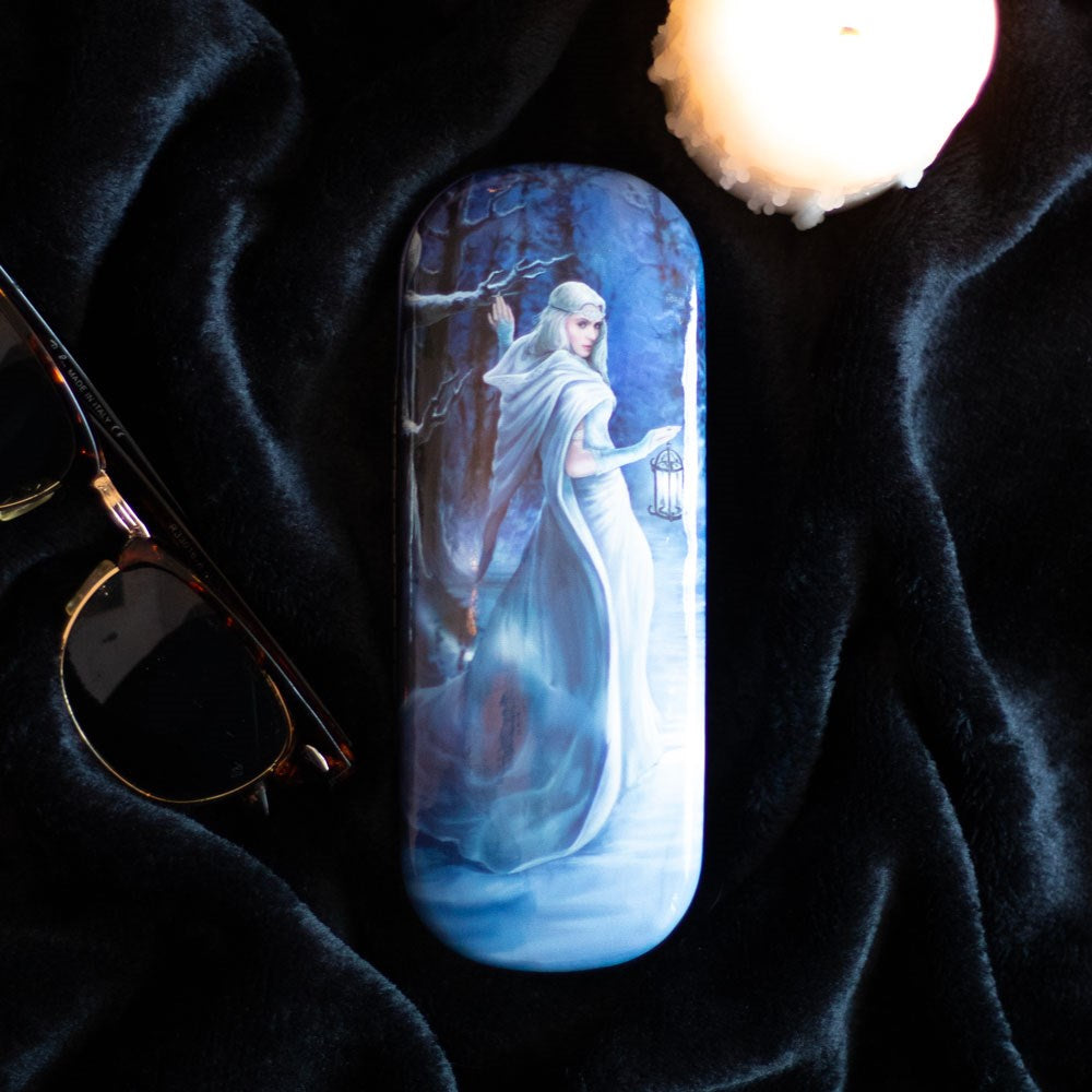 Midnight Messenger Glasses case by Anne Stokes