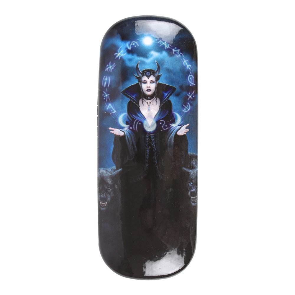 Moon Witch Glasses case by Anne Stokes