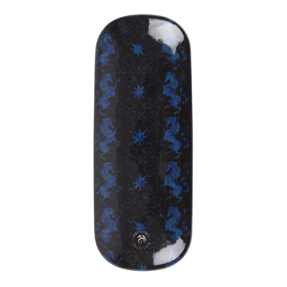 Moonlight Unicorn Glasses case by Anne Stokes