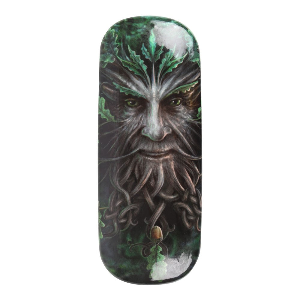 Oak King Glasses case by Anne Stokes
