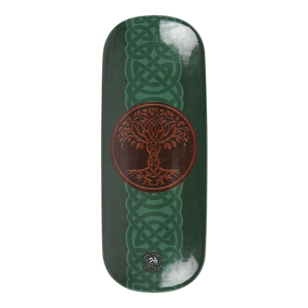 Oak King Glasses case by Anne Stokes