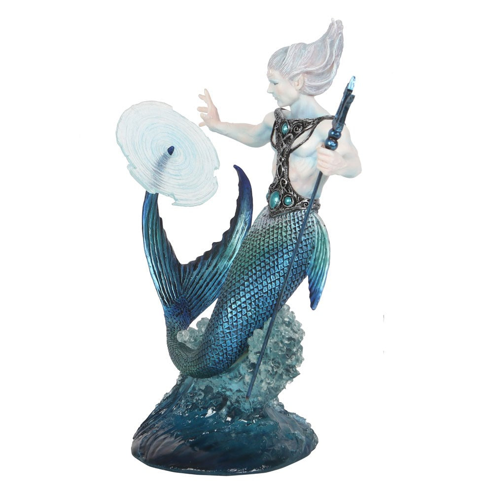 Water Elemental Wizard Figurine by Anne Stoke