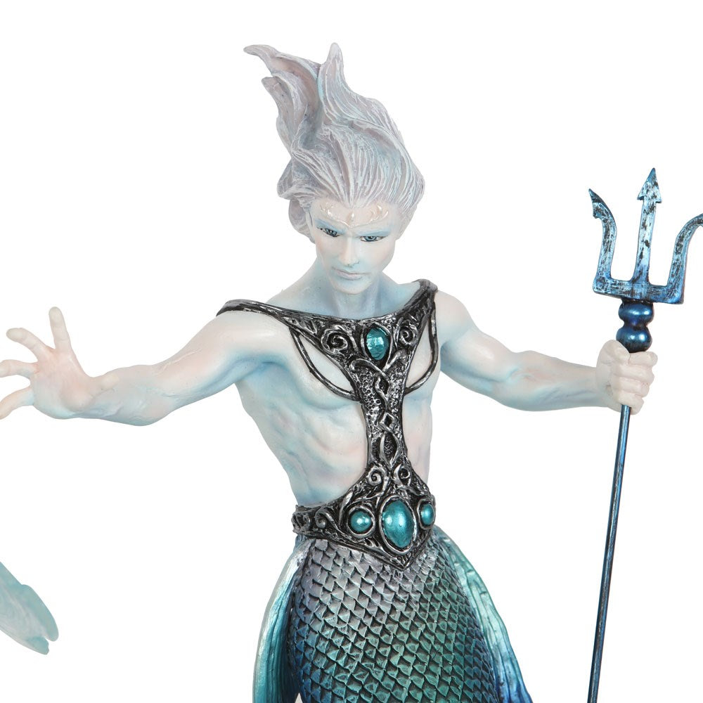 Water Elemental Wizard Figurine by Anne Stoke