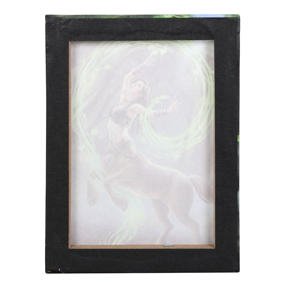 19X25CM Earth Element Sorceress Canvas Plaque By Anne Stokes