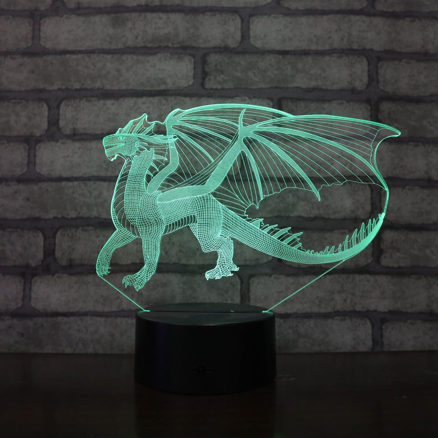 Acrylic Dragon Remote Control Night Light