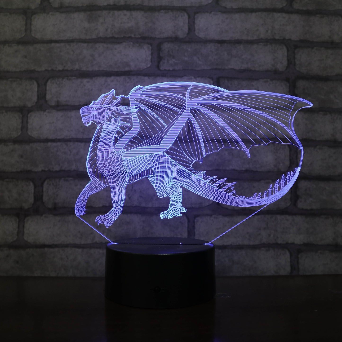 Acrylic Dragon Remote Control Night Light