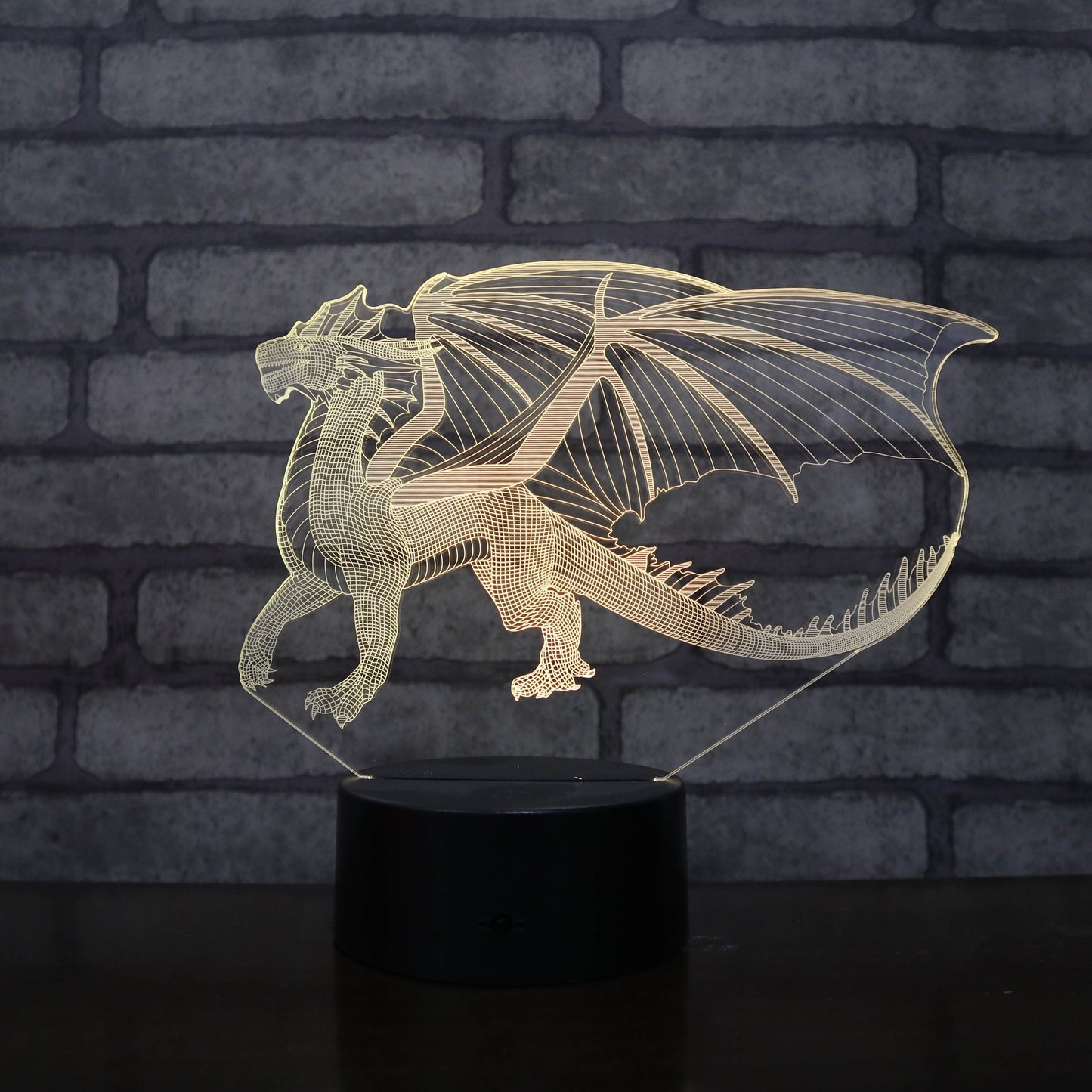 Acrylic Dragon Remote Control Night Light