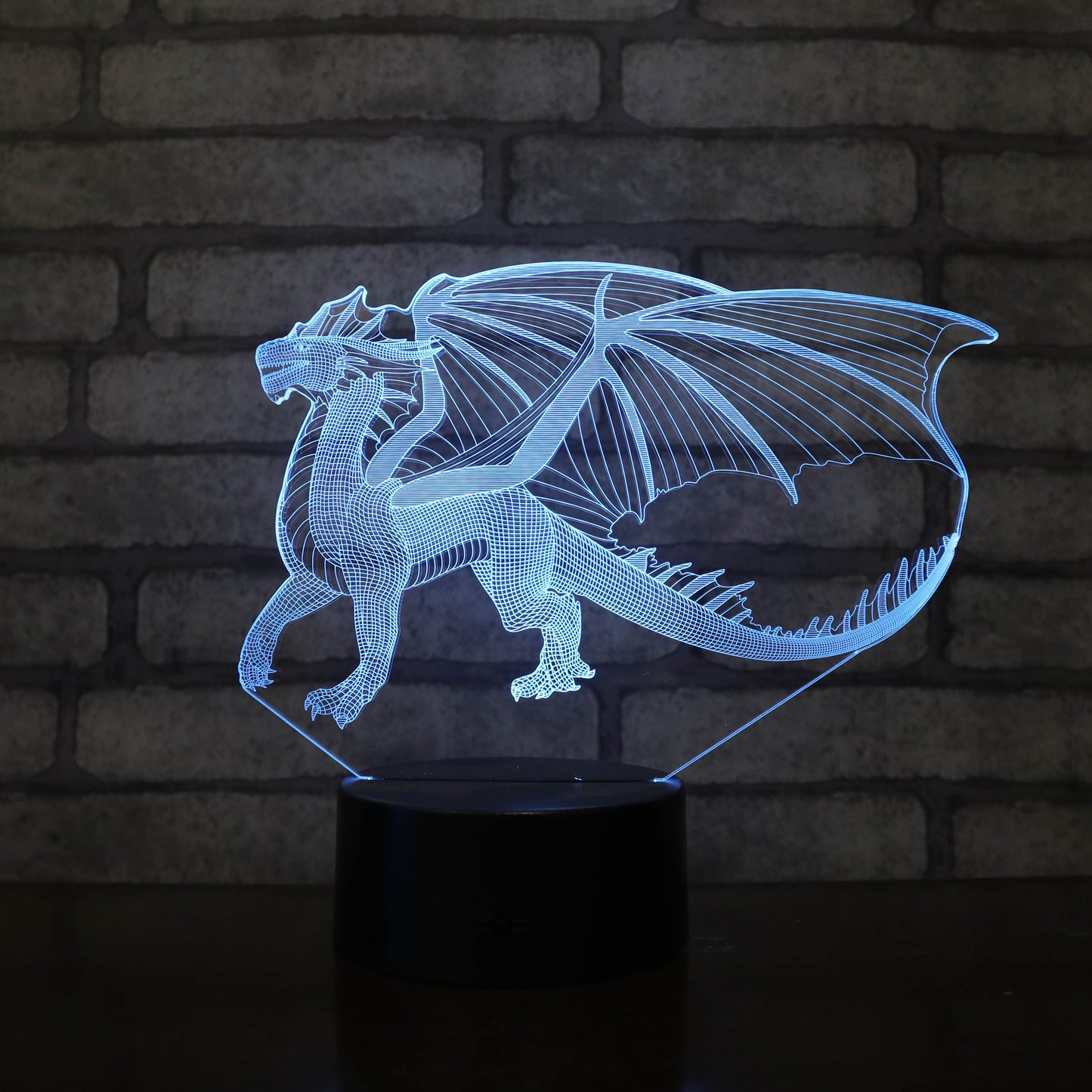 Acrylic Dragon Remote Control Night Light