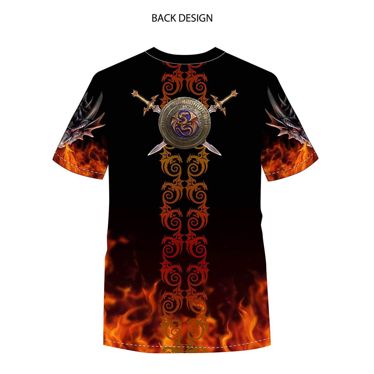 Dragon Warrior T-Shirt by Anne Stokes