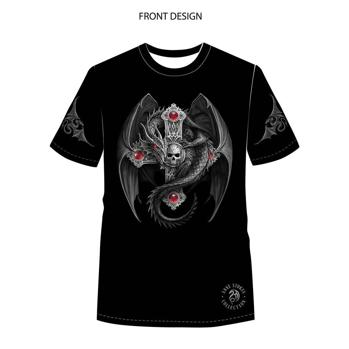 Gothic Guardian T-Shirt by Anne Stokes