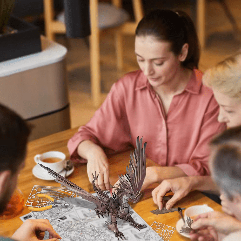 Hellstorm Dragon 3D Metal Jigsaw Puzzle