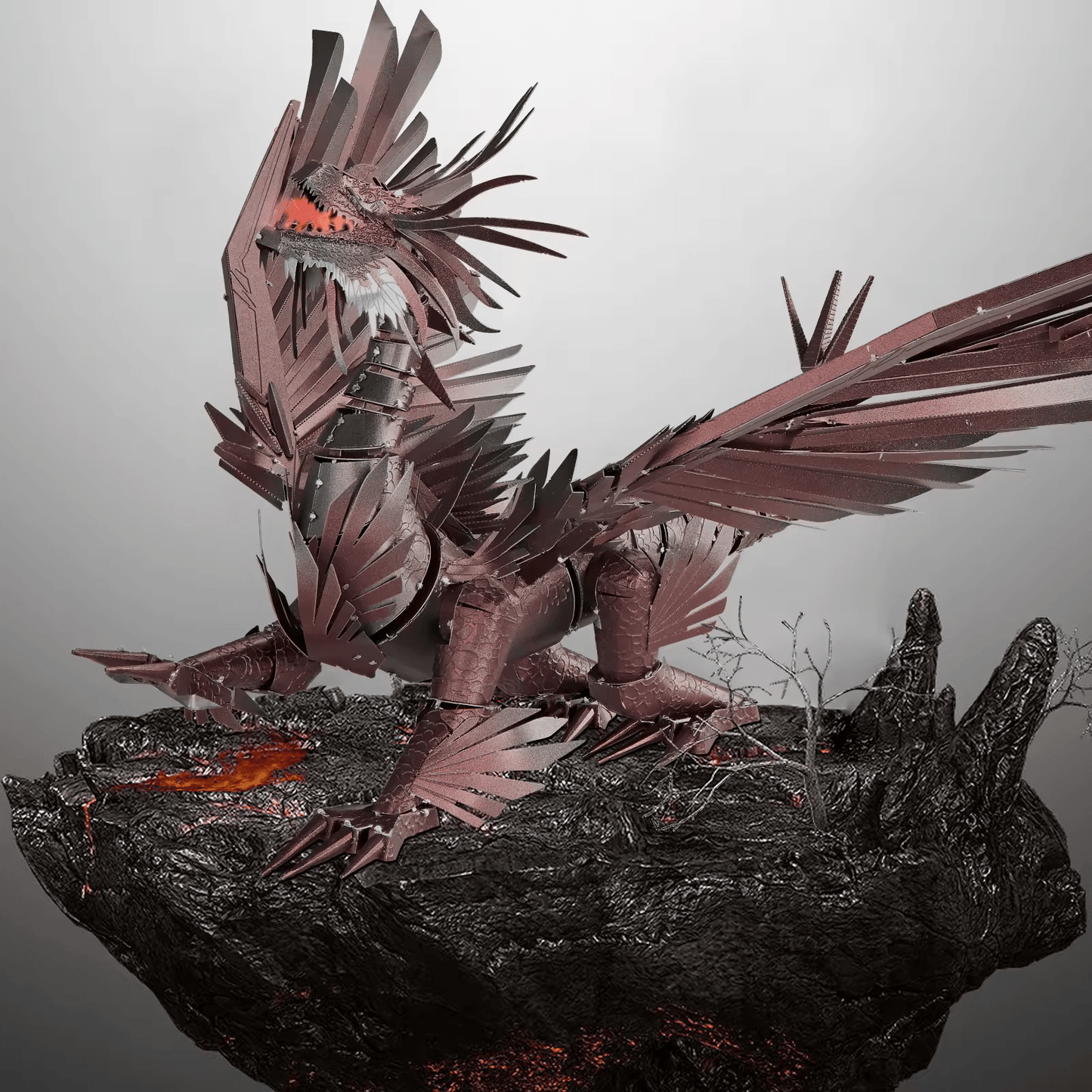 Hellstorm Dragon 3D Metal Jigsaw Puzzle