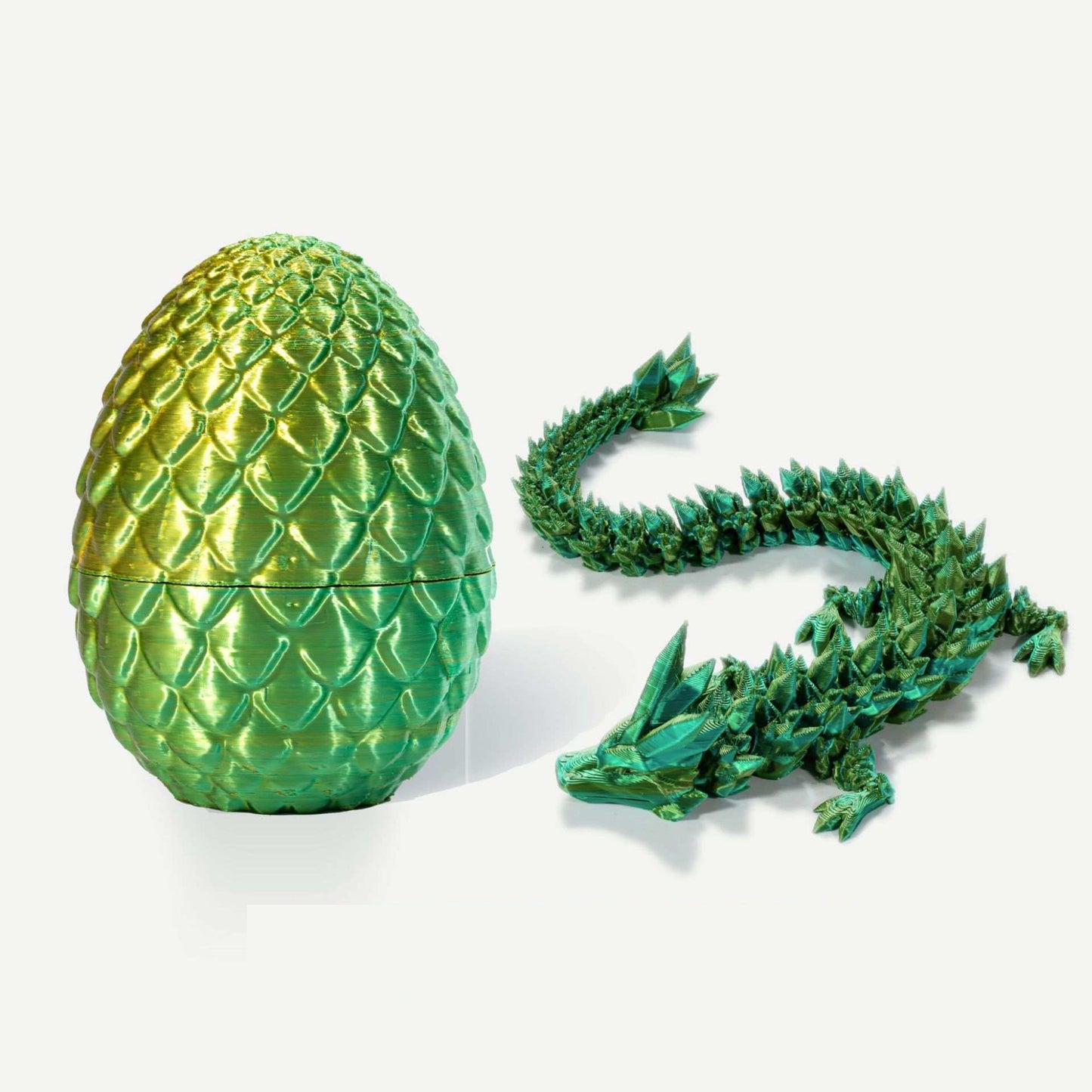 Laser 3D Printed Dragon & Egg