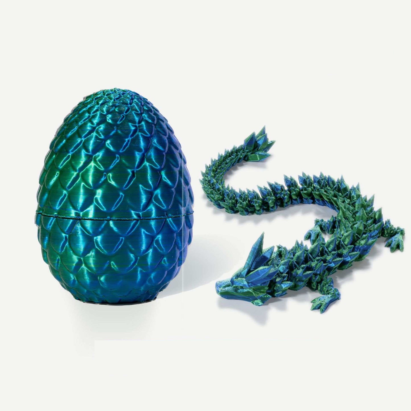 Laser 3D Printed Dragon & Egg