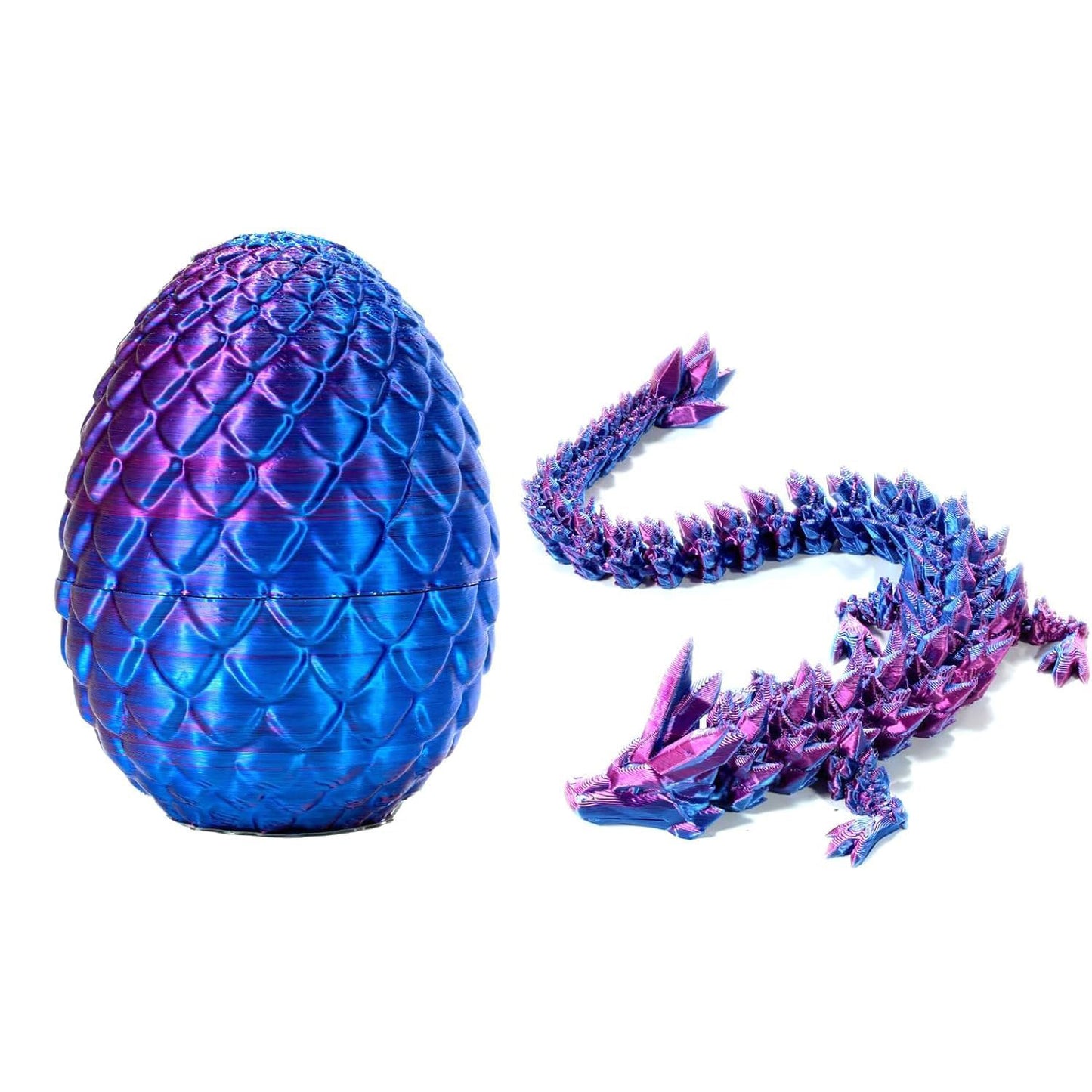 Laser 3D Printed Dragon & Egg