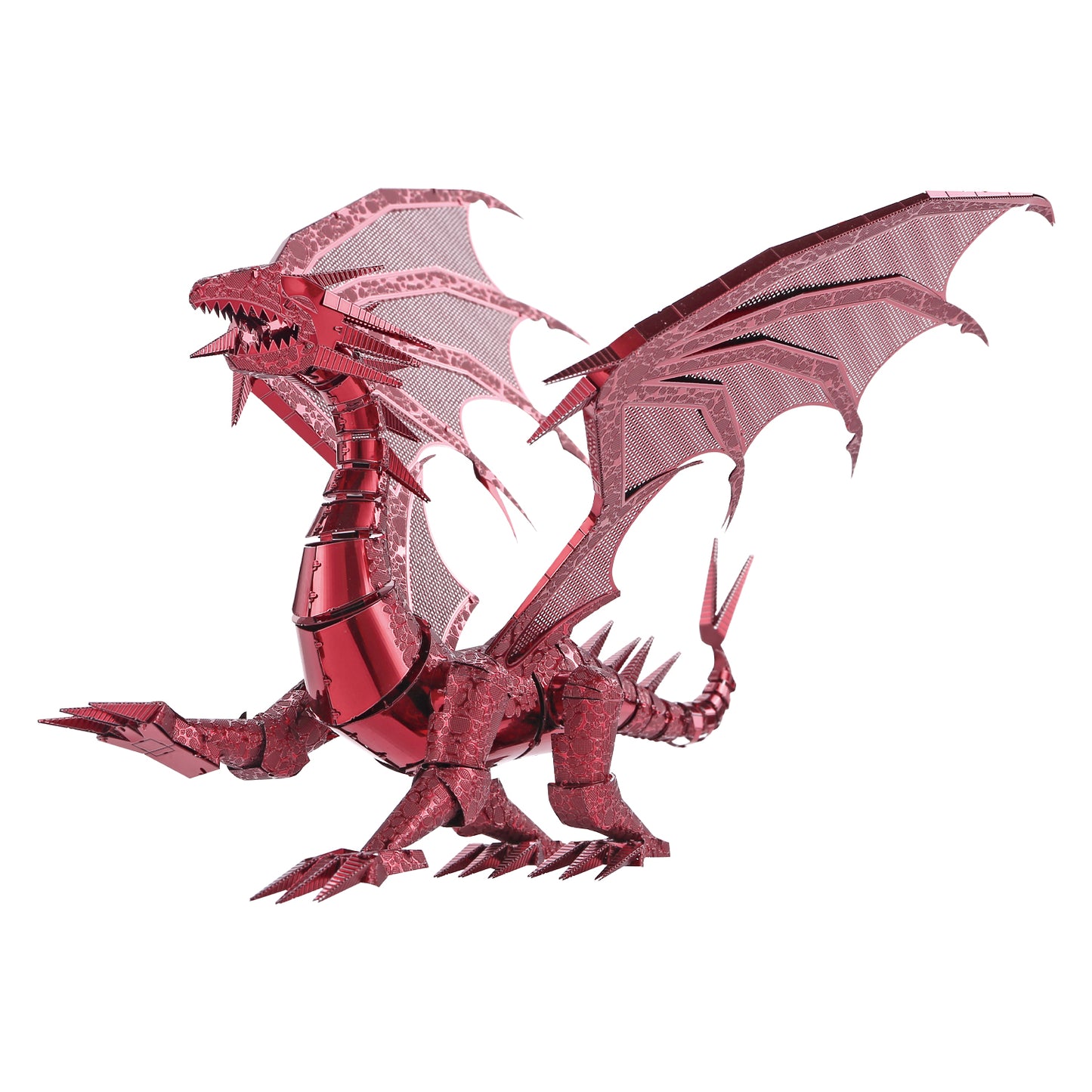 Dragon Flame Red 3D Metal Jigsaw Puzzle