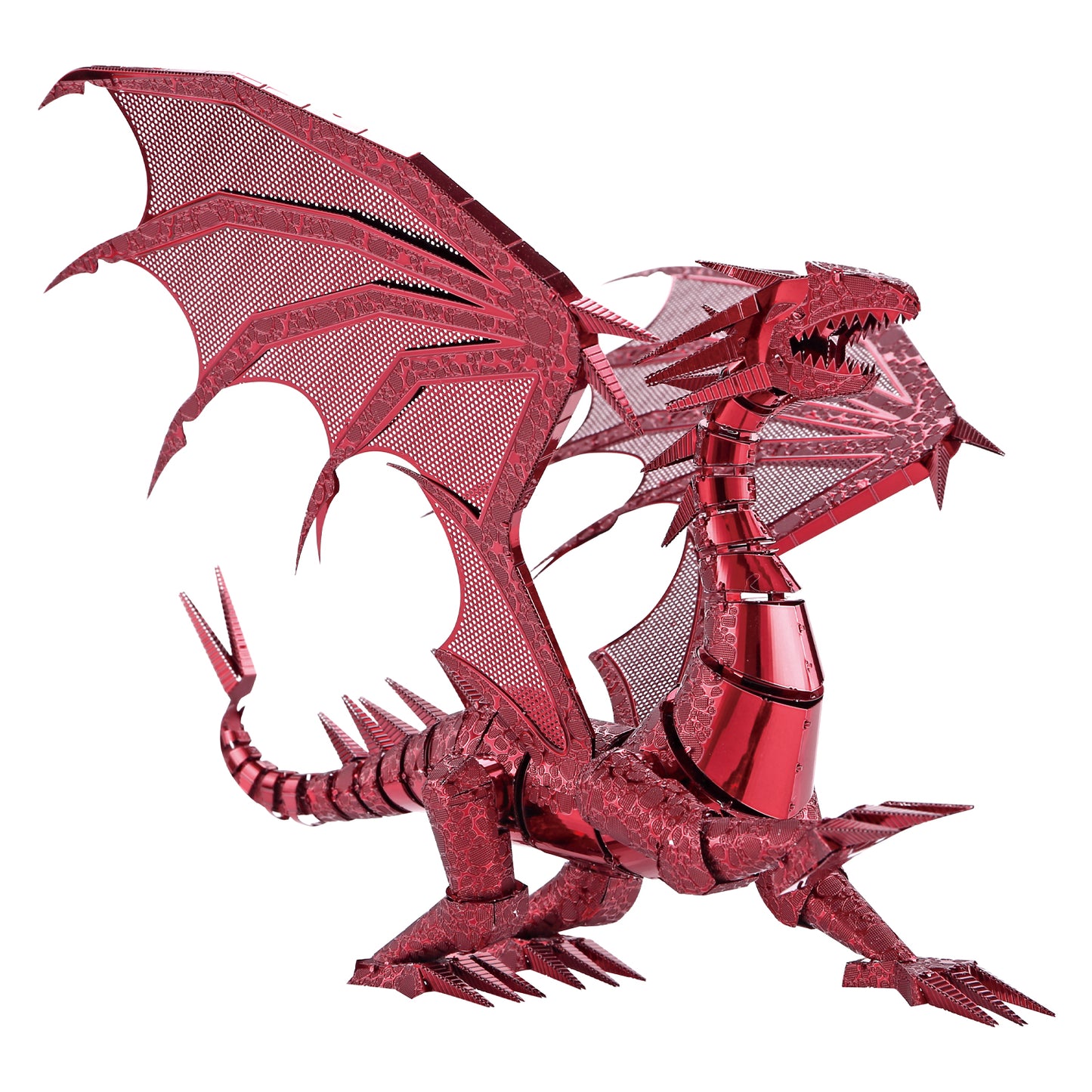 Dragon Flame Red 3D Metal Jigsaw Puzzle