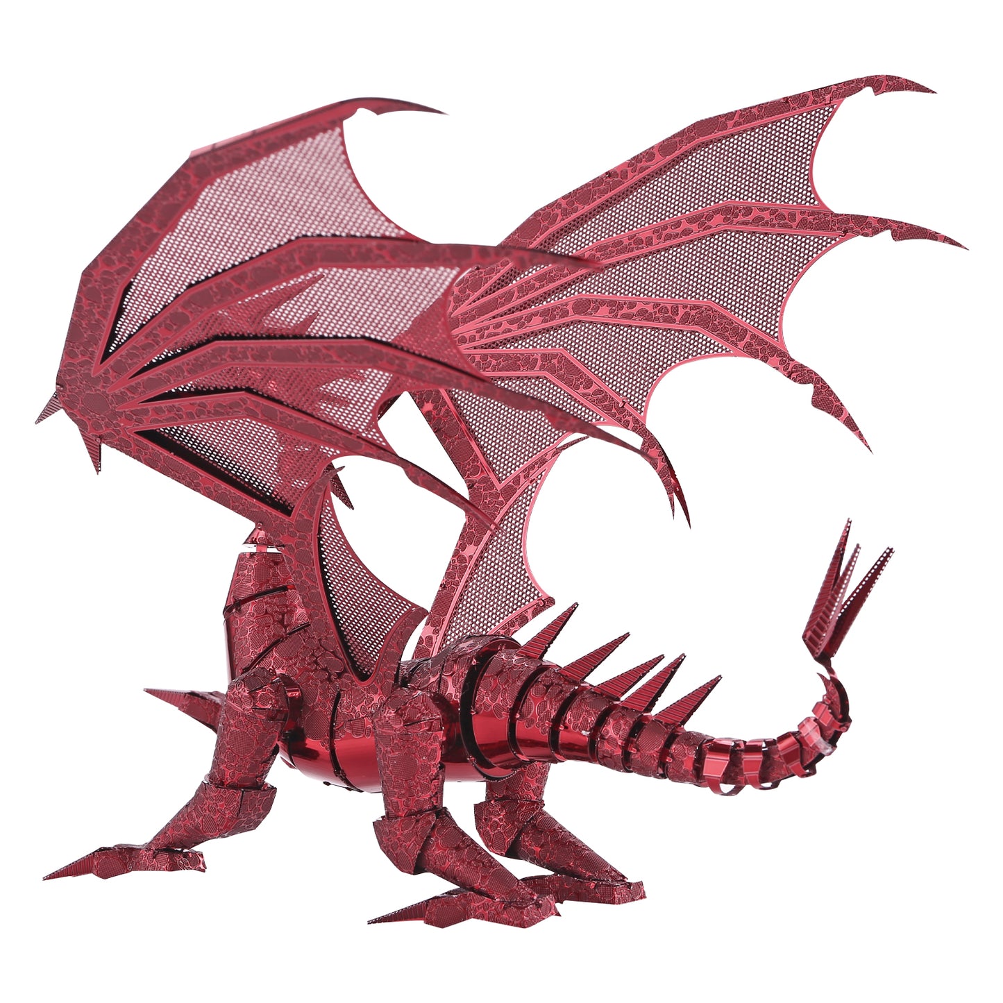 Dragon Flame Red 3D Metal Jigsaw Puzzle