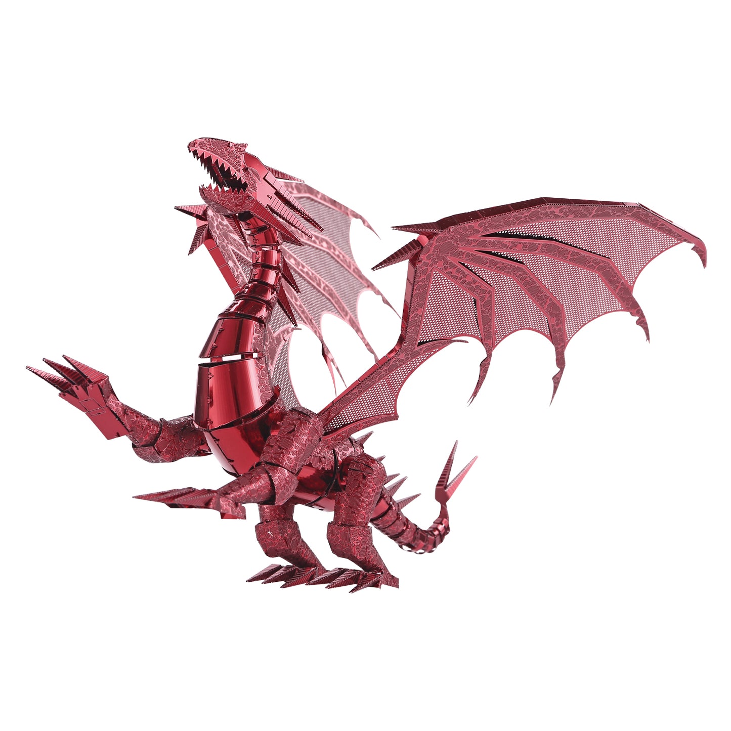 Dragon Flame Red 3D Metal Jigsaw Puzzle