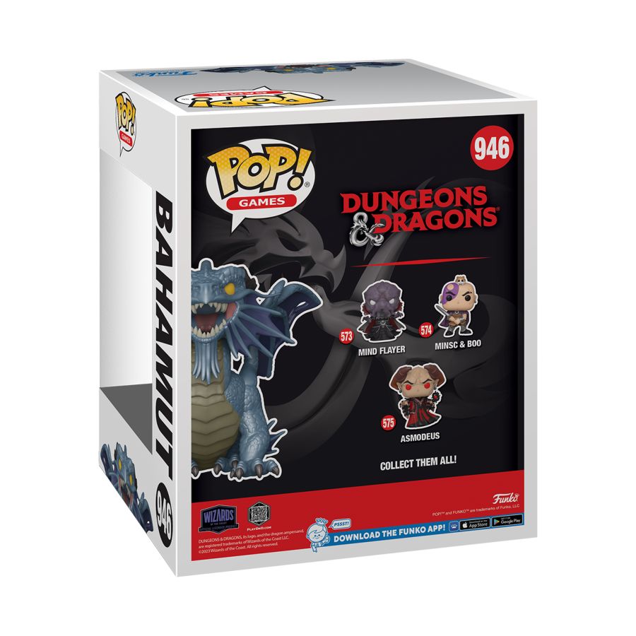 Popcultcha Super Sized 6" Bahamut Platinum Dragon - D&D Fanatic Must-Have!