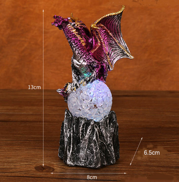 Purple Dragon Ball Light 13cm