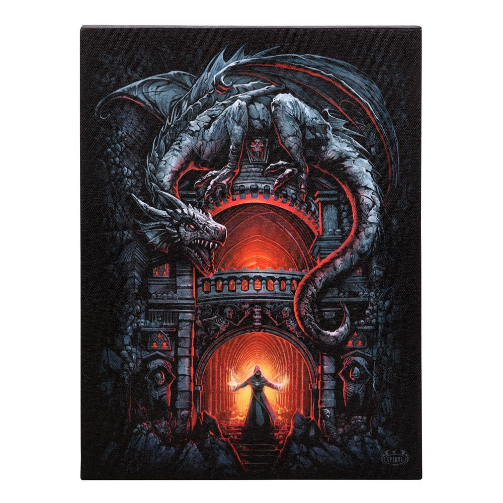 19X25CM Dragons Lair Plaque By Spiral Direct