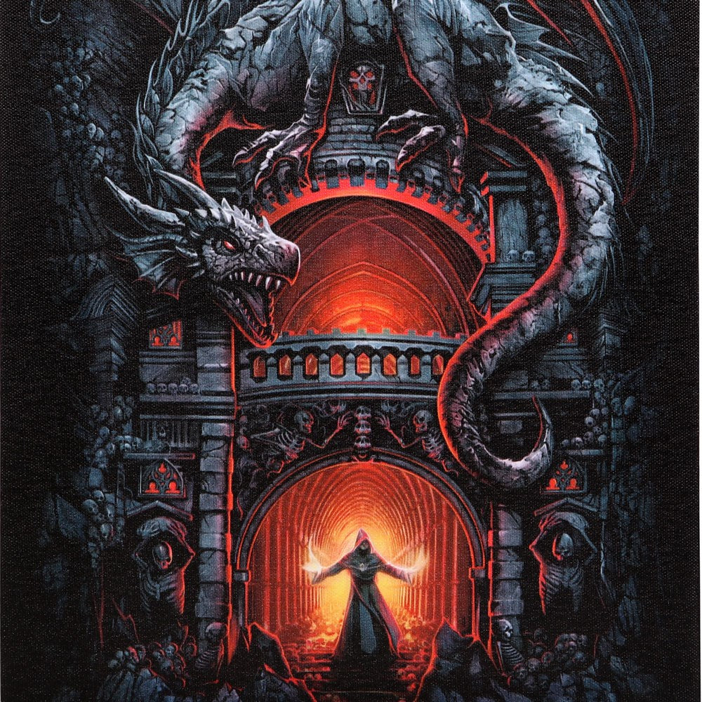 19X25CM Dragons Lair Plaque By Spiral Direct