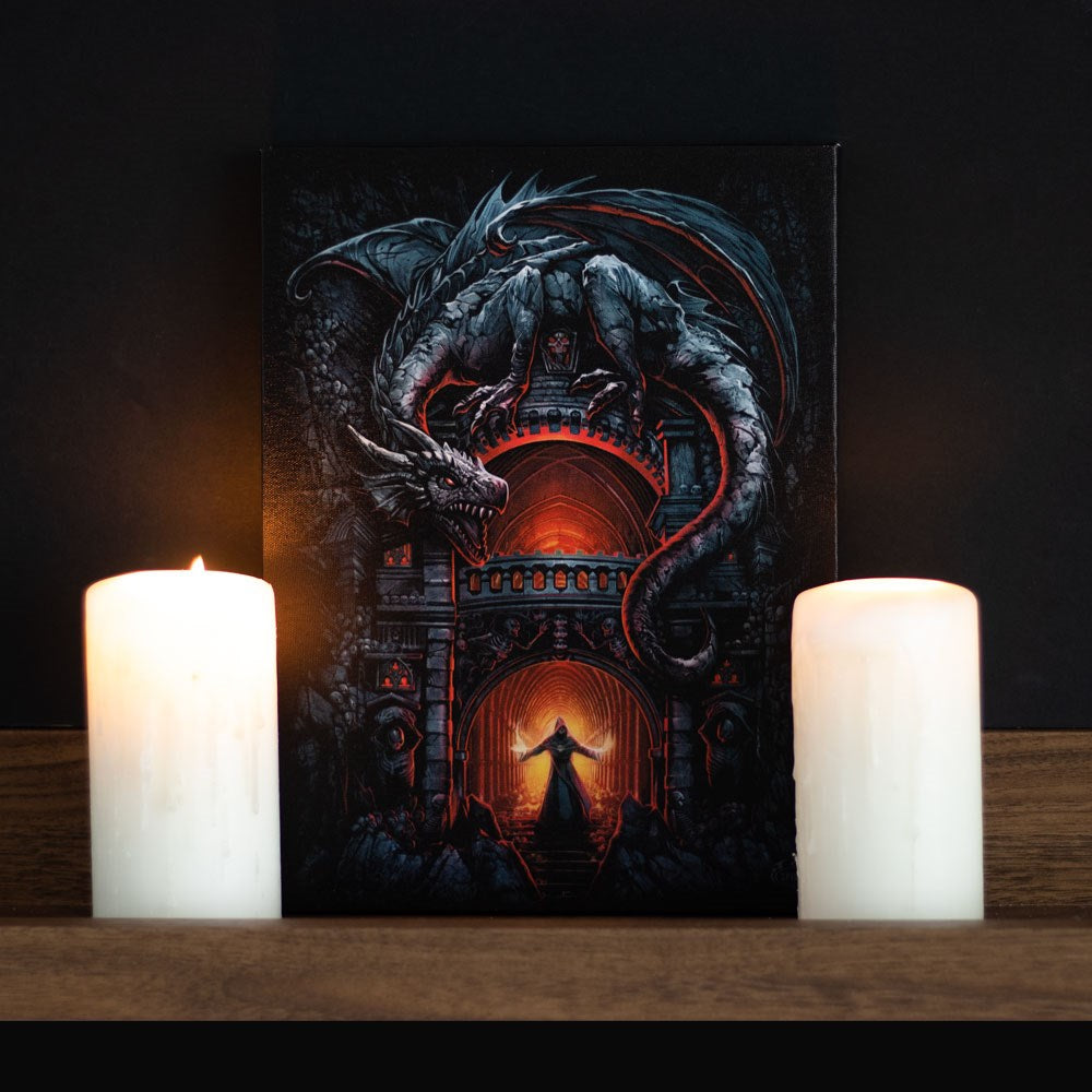 19X25CM Dragons Lair Plaque By Spiral Direct