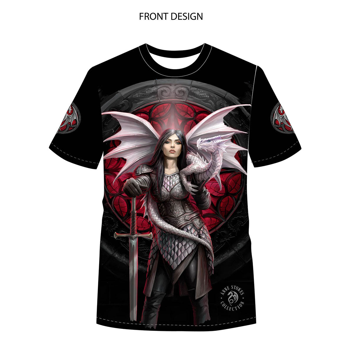 Valour T-Shirt by Anne Stokes