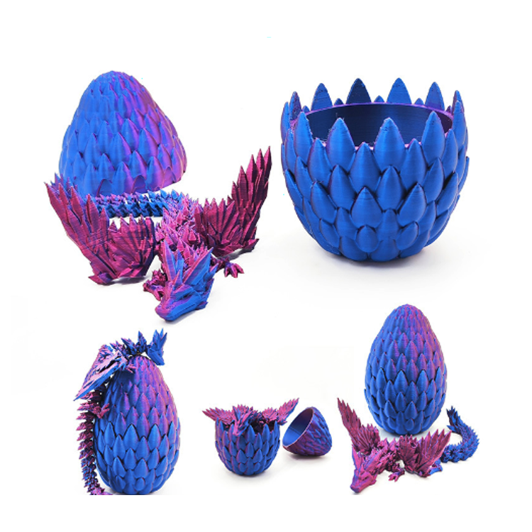 3D Posable Winged Dragon Egg