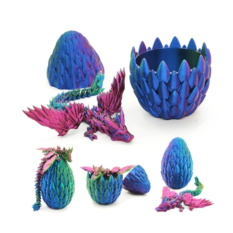 3D Posable Winged Dragon Egg