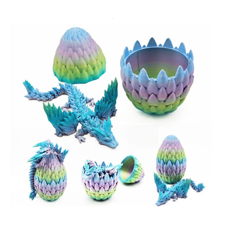 3D Posable Winged Dragon Egg