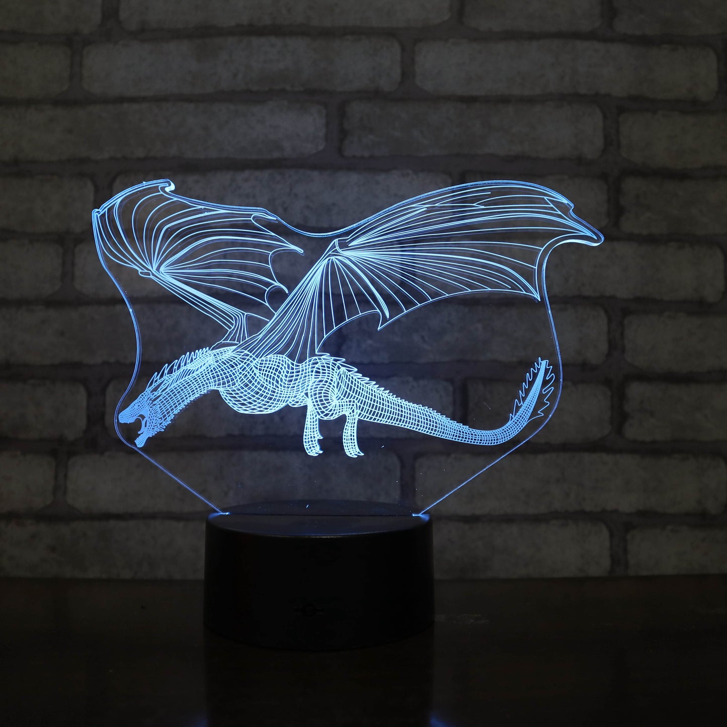Acrylic Wyvern Dragon Remote Control Night Light