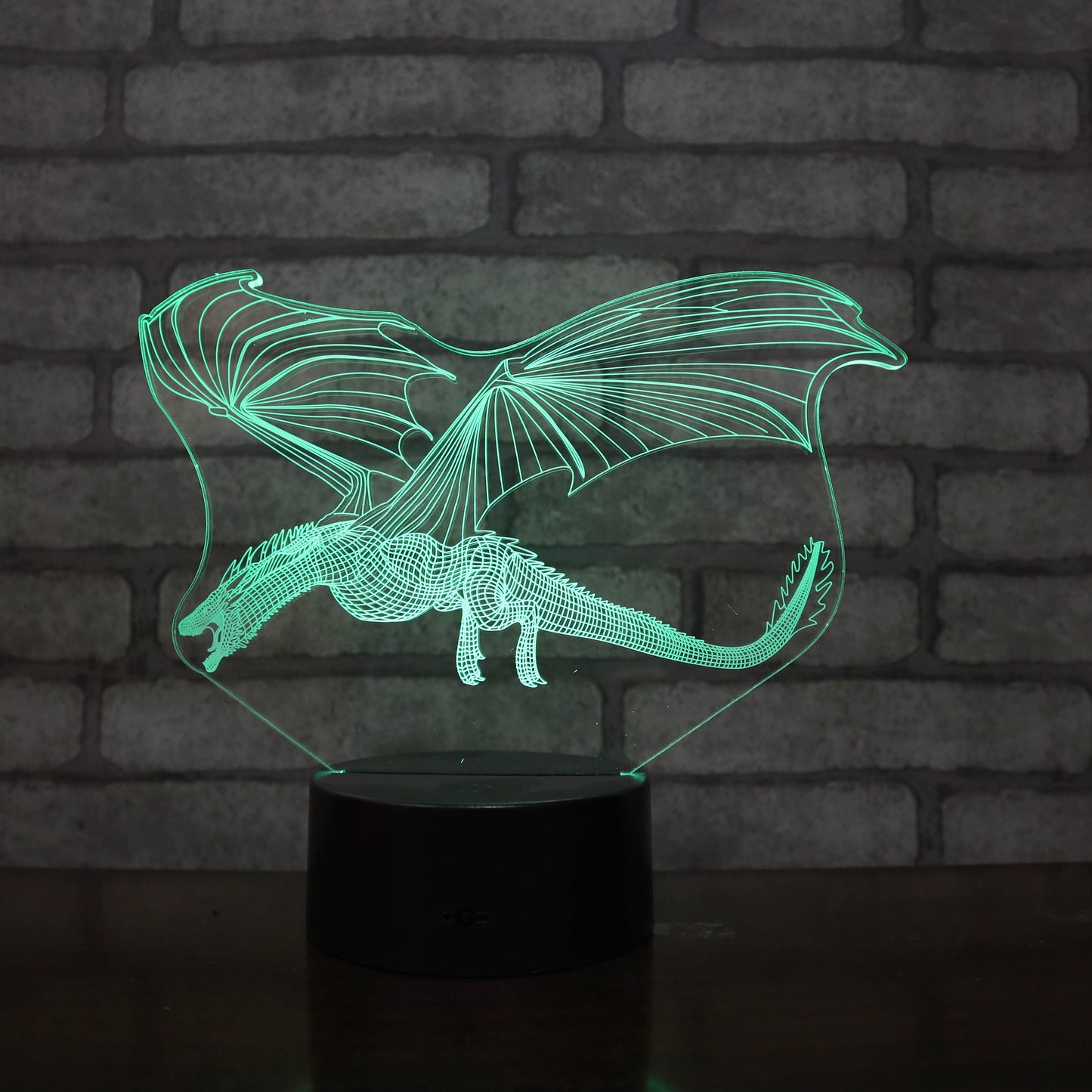 Acrylic Wyvern Dragon Remote Control Night Light