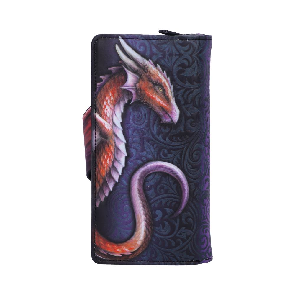 Take Flight Embossed Red Dragon Purse