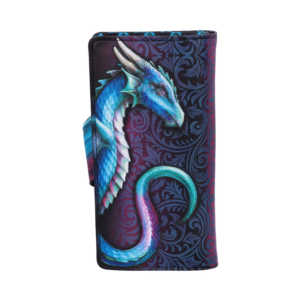 Take Flight Embossed Blue Dragon Purse
