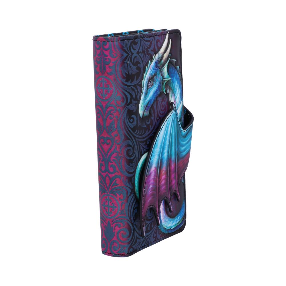 Take Flight Embossed Blue Dragon Purse