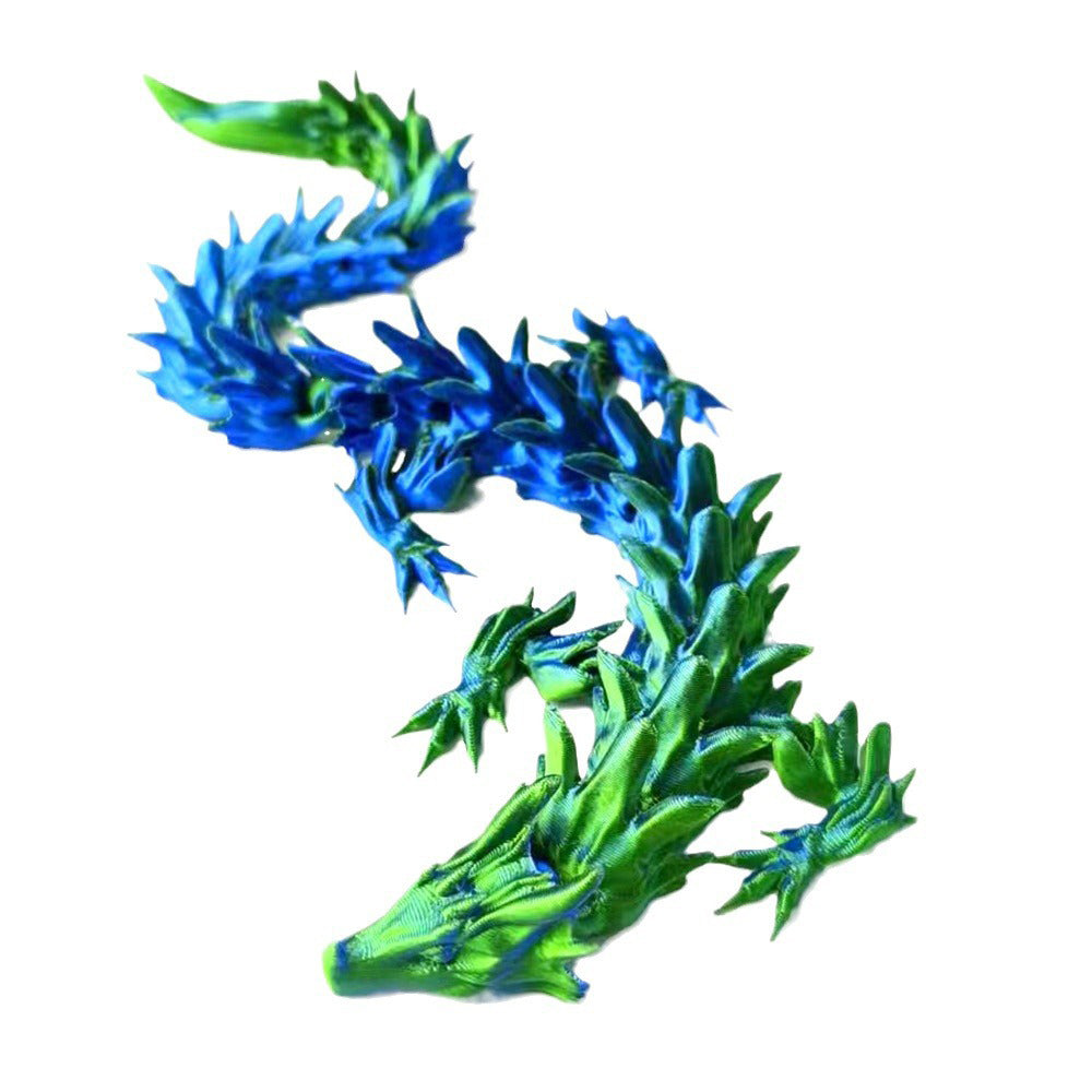 3D Laser Printed Crystal Dragon